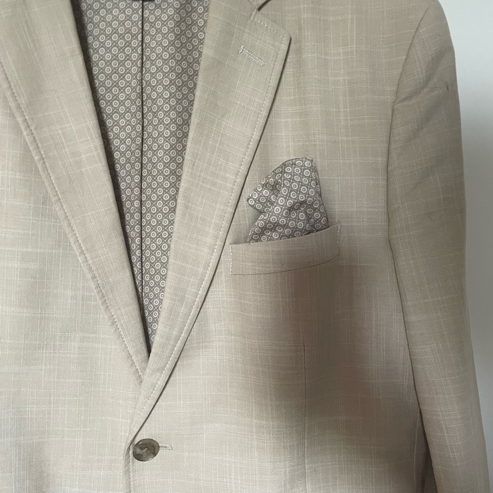 Joseph Abboud Tan Lightweight Jacket